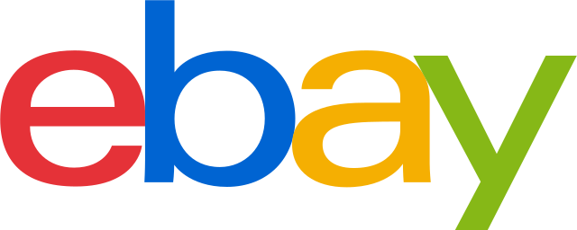 A colour image of the current eBay logo featuring all lower-case characters with red “e”, blue “b”, yellow “a” and green “y”